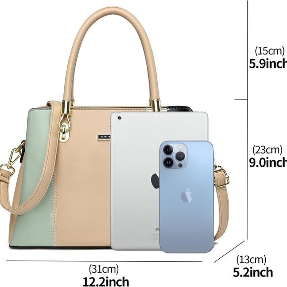 Women Purses and Handbags Top Handle Satchel Shoulder Bags Messenger Tote Bag fo - Picture 5 of 6